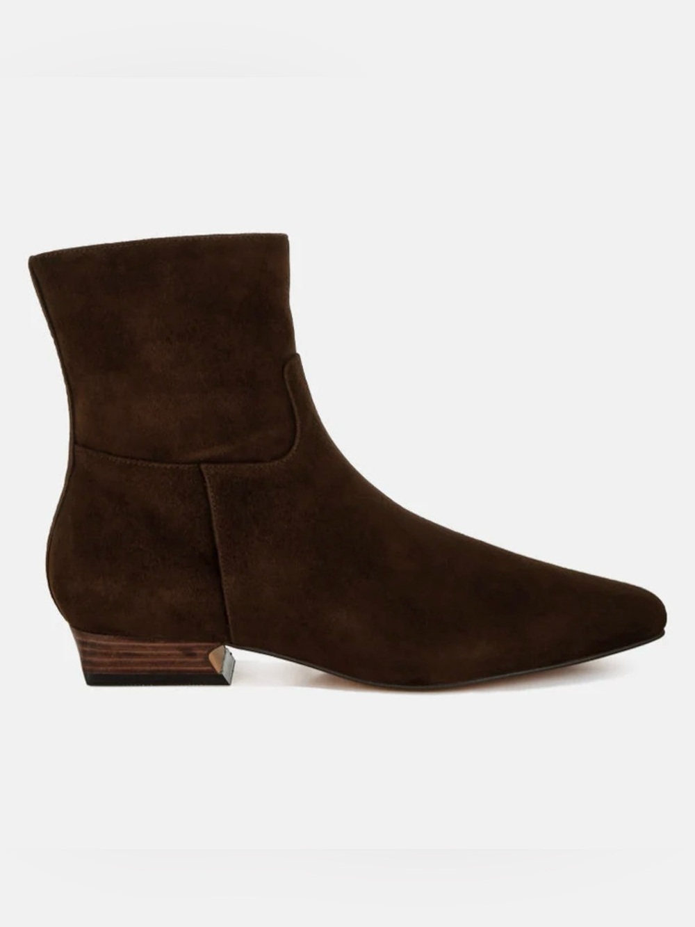 RAG & CO HAKRA FLARED HEEL SUEDE BOOTS Brown NWT Size 5